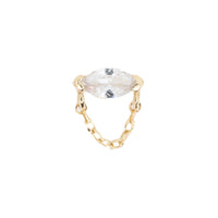 Lenox Threadless White Sapphire