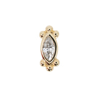 Marquise Diamond Beaded Threadless