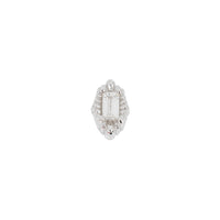 Melange Baguette Threadless Diamond