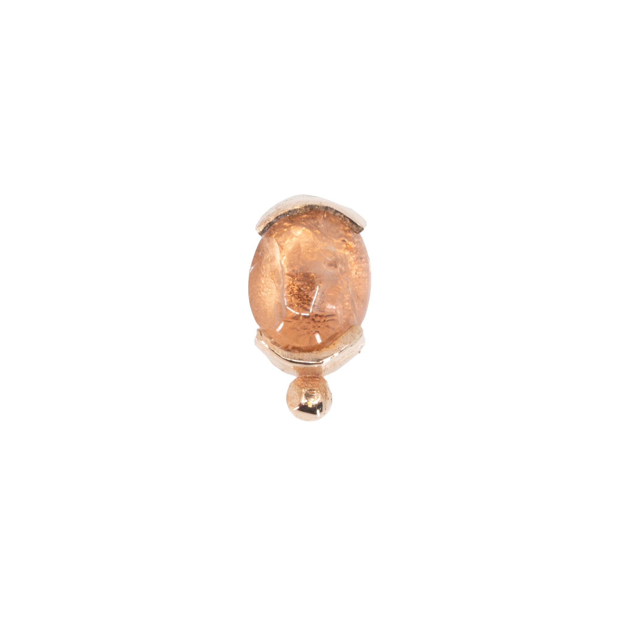 Sonet with Citrine Threadless
